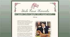 Desktop Screenshot of irishrose-irishterriers.com